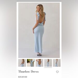 Park & Fifth Sky Blue Thunder Dress